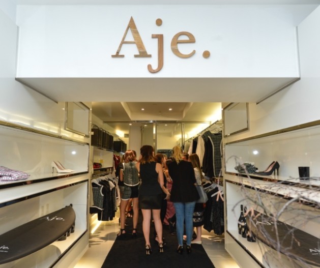 Aje: MLC Centre pop-up store.